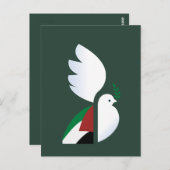 Carte postale Palestine libre – Sensibilisation au (Devant / Derrière)