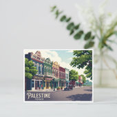 Carte Postale Palestine Texas (Debout devant)