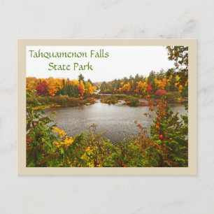 CARTE POSTALE PALETTE/COULEURS D'AUTOMNE DE MICHIGAN REFLÉTÉES E