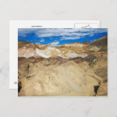 Carte Postale Palette d'artiste (Devant / Derrière)