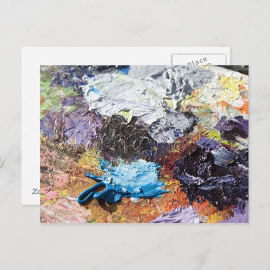 Carte Postale Palette de couleurs (Devant / Derrière)