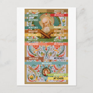 Carte Postale Palette de couleurs pour St-André l'Apôtre (JMAS 0