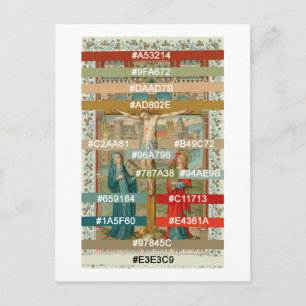 Carte Postale Palette de couleurs pour Stabat Mater (SAU 22)