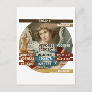 Carte Postale Palette de couleurs - St. Michael l'Archange (M 01