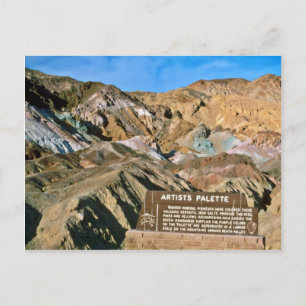 Carte Postale Palette de l'artiste