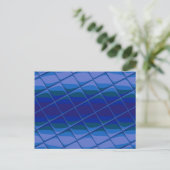 Carte Postale palette indigo (Debout devant)