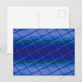 Carte Postale palette indigo (Devant / Derrière)