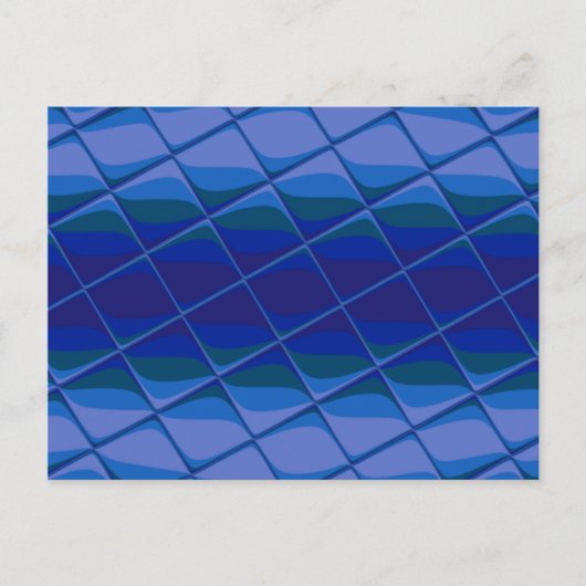 Carte Postale palette indigo (Devant)