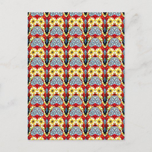 Carte Postale palettes multicolores (Devant)