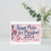 Carte Postale Palin Lady Liberty (Debout devant)