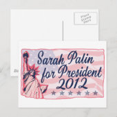 Carte Postale Palin Lady Liberty (Devant / Derrière)