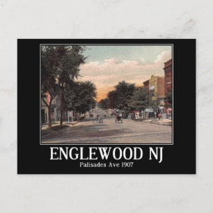 Carte Postale Palisades Ave, Englewood, NJ Vintage