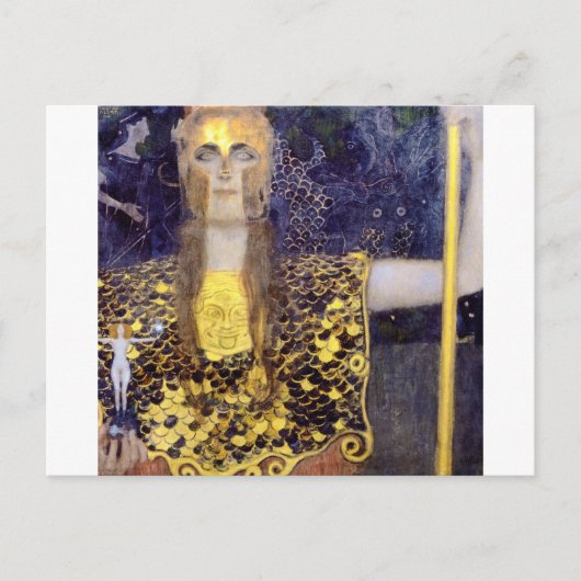 Carte Postale Pallas Athena, Gustav Klimt (Devant)
