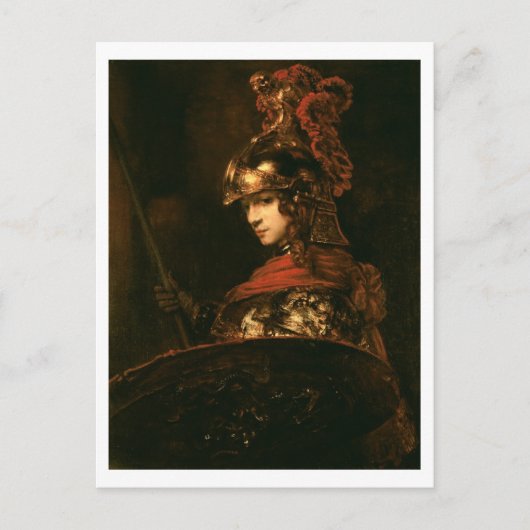 Carte Postale Pallas Athena ou, figure blindée, 1664-65 (Devant)