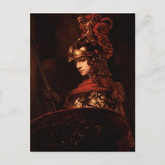 Carte Postale Pallas Athena ou, figure blindée, 1664-65 (Devant)