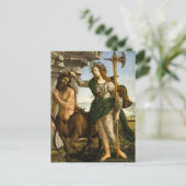 Carte Postale Pallas et Centaur par Sandro Botticelli (Debout devant)
