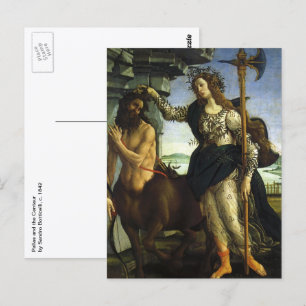 Carte Postale Pallas et le centaure de Sandro Botticelli