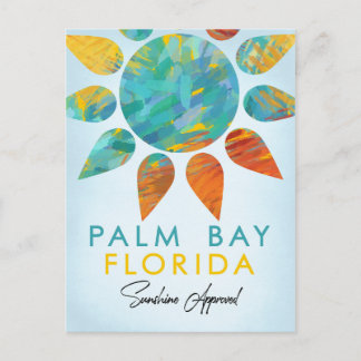 Carte Postale Palm Bay Floride Sunshine Travel