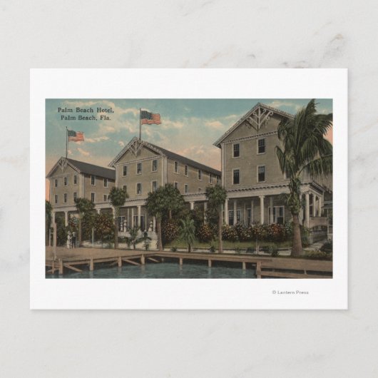 Carte Postale Palm Beach, FL - Vue extérieure de Palm Beach (Devant)