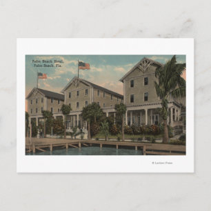 Carte Postale Palm Beach, FL - Vue extérieure de Palm Beach
