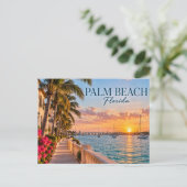 Carte Postale Palm Beach Floride (Debout devant)