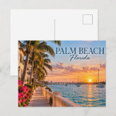 Carte Postale Palm Beach Floride (Devant / Derrière)