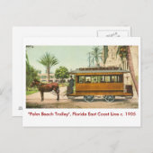 Carte Postale Palm Beach, Floride, Train (Devant / Derrière)