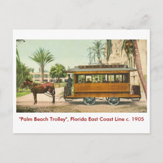 Carte Postale Palm Beach, Floride, Train