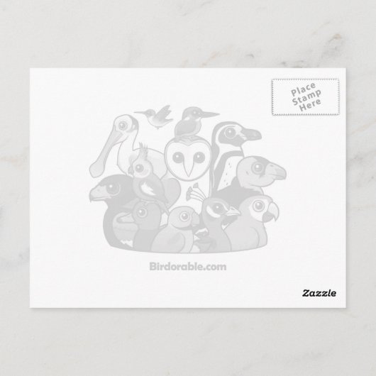 Carte Postale Palm Cockatoo (Dos)