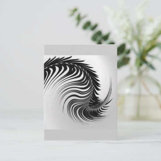 Carte postale Palm Leaf de danse (Debout devant)