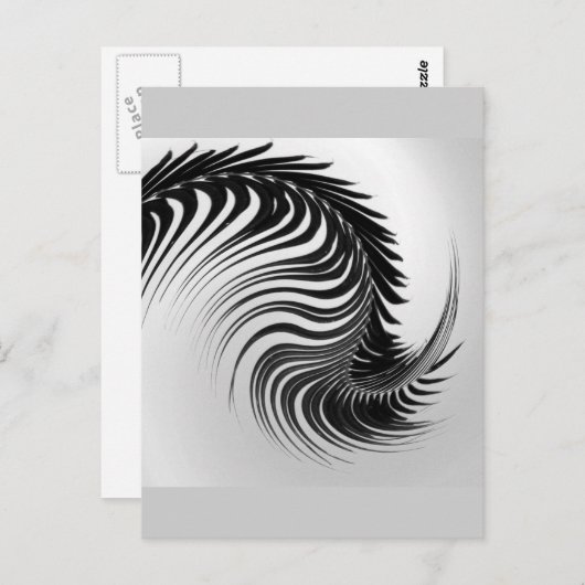 Carte postale Palm Leaf de danse (Devant / Derrière)