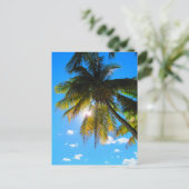 Carte Postale Palm Paradise Ciel Bleu Soleil (Debout devant)
