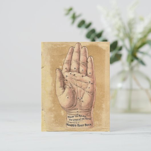 Carte postale Palm Reading (Debout devant)