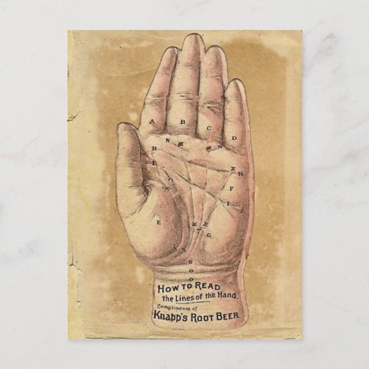 Carte postale Palm Reading (Devant)