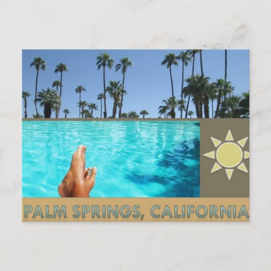 CARTE POSTALE PALM SPRINGS #4 POSTCARD (Devant)
