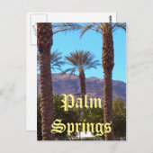 Carte postale Palm Springs California (Devant / Derrière)