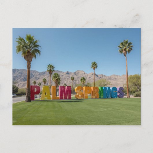 Carte Postale Palm springs california (Devant)