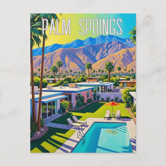 Carte Postale Palm Springs Californie (Devant)