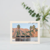 Carte Postale Palm Springs Californie (Debout devant)