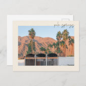 Carte Postale Palm Springs Californie (Devant / Derrière)