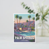 Carte Postale Palm Springs Californie (Debout devant)