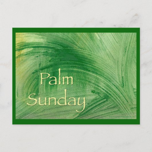 Carte postale Palm Sunday (Devant)