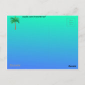 Carte postale Palm Tree (Dos)