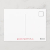 Carte Postale Palm Tree Beach Sunset de l'île tropicale des Seyc (Dos)