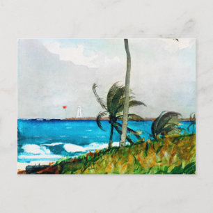 Carte Postale Palm Tree Nassau par Winslow Homer