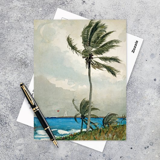Carte Postale Palm Tree Nassau Winslow Homer