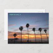 Carte Postale Palm Tree Party - 🤩Manhattan Beach (Devant / Derrière)