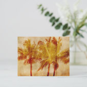 Carte Postale Palm Tree Vintage (Debout devant)