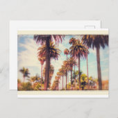 Carte postale Palm Tree vintage (Devant / Derrière)