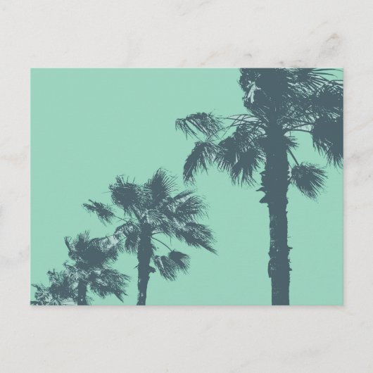 Carte postale Palm Trees vintages (Devant)